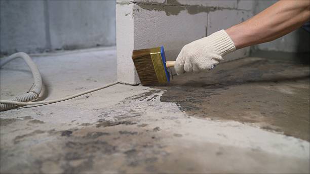 SJ Waterproofing Pros Basement Waterproofing coverage map for Bainbridge, IN and surrounding area